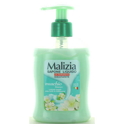 MALIZIA SAPONE LIQUIDO MANI SOAP MUSCHIO BIANCO 300 ML ANTIBATTERICO