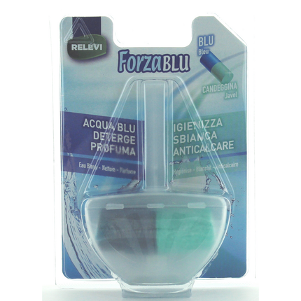 RELEVI FORZA BLU WC + CANDEGGINA TAVOLETTA SOLIDA 40 grammi 1 PZ