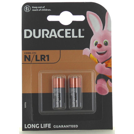 DURACELL BATTERIA ALKALINE LR1 E90 1,5V 2 PZ.