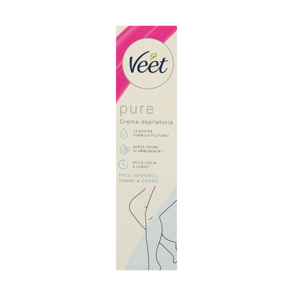 VEET CREMA DEPILATORIA 200 ML.PURE PELLI SENSIBILI