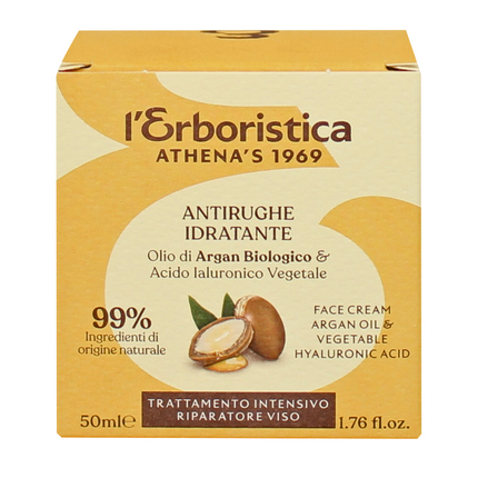 L'ERBORISTICA CREMA VISO OLIO DI ARGAN E ACIDO JALURONICO VEGETALE 50 ML.