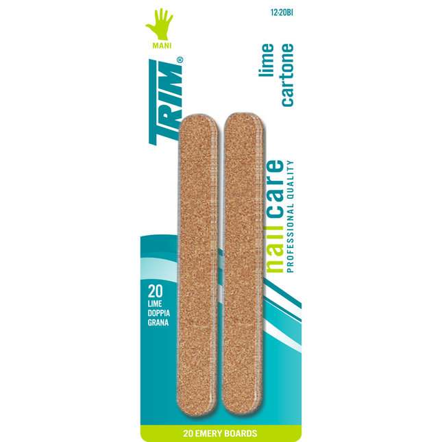 TRIM LIMA CARTONE 12 CM.20 PZ.12-20 BI