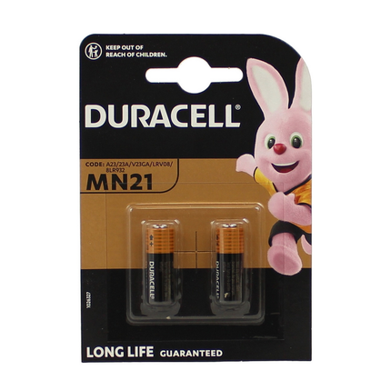 DURACELL BATTERIA ALKALINE MN21 A23 12V 2 PZ.