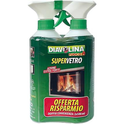 DIAVOLINA SUPER VETRO TRIGGER 2 PEZZI DA 500 ML