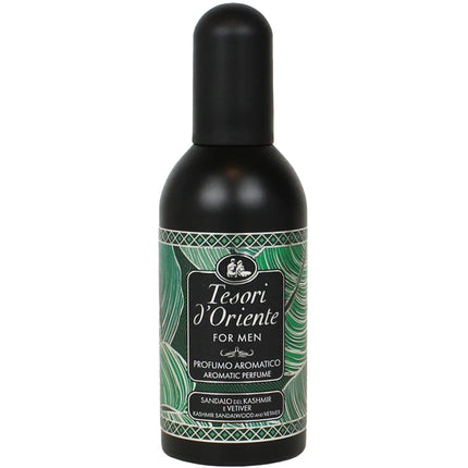 TESORI D'ORIENTE PROFUMO FOR MEN AROMATICO DEODORANTE SANDALO KASMIRE E VETIVER 100 ML
