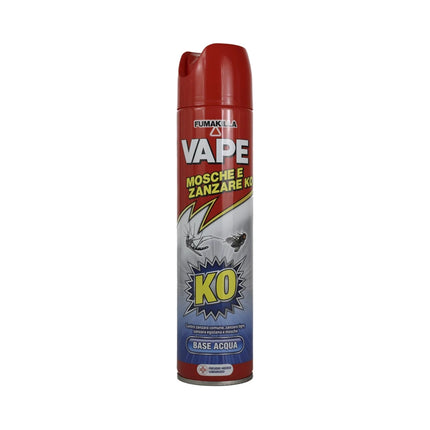 VAPE INSETTICIDA SPRAY EFFETTO KO2 MOSCHE E ZANZARE 400 ML