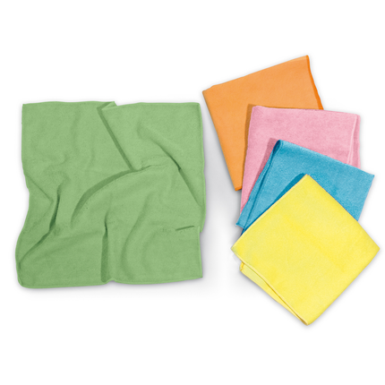 LA PIACENTINA SET 5 PANNI MICROFIBRA MULTIUSO "BLUFIBRA" CM 40X40