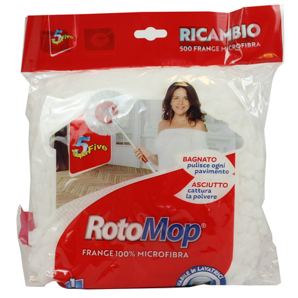 SUPER FIVE ROTOMOP RICAMBIO 100% MICROFIBRA