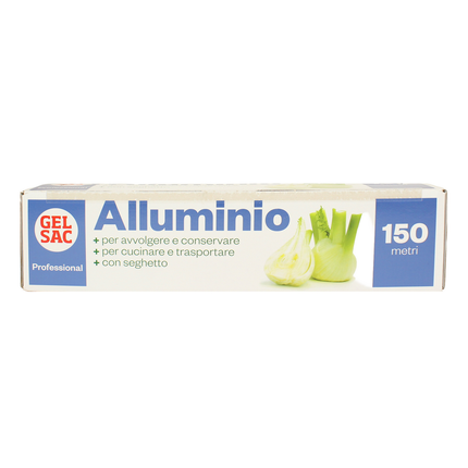 GEL SAC ROTOLO ALLUMINIO 150 METRI FORMATO PROFESSIONALE