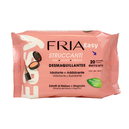 FRIA EASY 20 SALVIETTE STRUCCANTI IDRATANTI TUTTI I TIPI DI PELLE