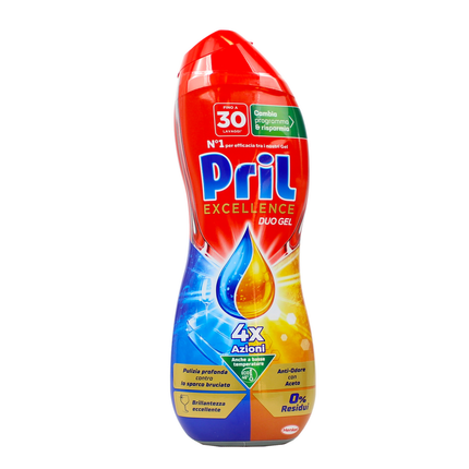 PRIL EXCELLENCE DUO GEL ANTIODORE ACETO 30 LAVAGGI 540 ML