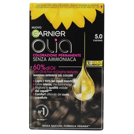 OLIA COLORAZIONE PERMANENTE SENZA AMMONIACA 5,0 CASTANO