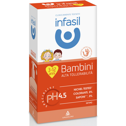 INFASIL DETERGENTE INTIMO BAMBINI 3-12 ANNI PH 4,5 ALTA TOLLERABILITA' 200 ML