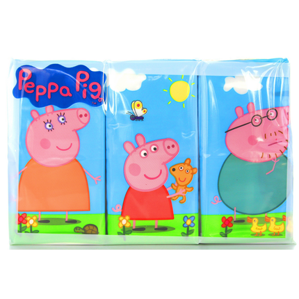 PEPPA PIG FAZZOLETTI 6 PACCHETTI DA 9 FAZZOLETTI 4 VELI #BAMBINI