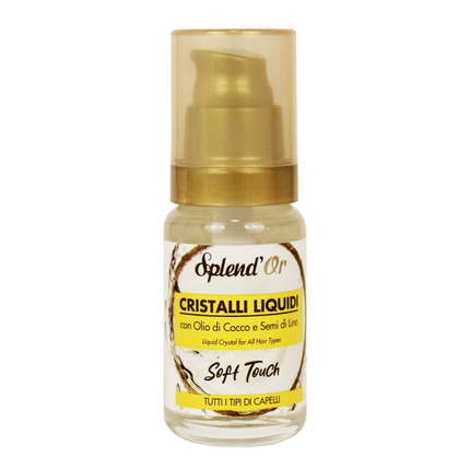 SPLENDOR CRISTALLI LIQUIDI RISTRUTTURANTE ILLUMINANTE SEMI DI LINO E OLIO DI COCCO 50 ML