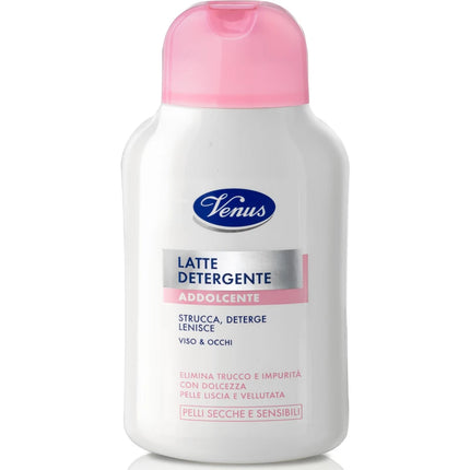 VENUS LATTE DETERGENTE ADDOLCENTE VISO E OCCHI PELLI SECCHE E SENSIBILI 200 ML