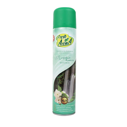 FRESH AROMA DEO PER AMBIENTI SPRAY MUSCHIO BIANCO 300 ML