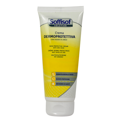 SOFFISOF CREMA CORPO DERMO PROTETTIVA "PROTEZIONE PER INCONTINENZA" CON OSSIDO DI ZINCO TUBO 200 ML