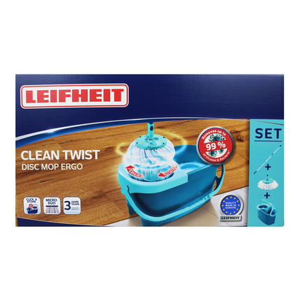 LEIFHEIT CLEAN TWIST DISC MOP ERGO SET COMPLETO