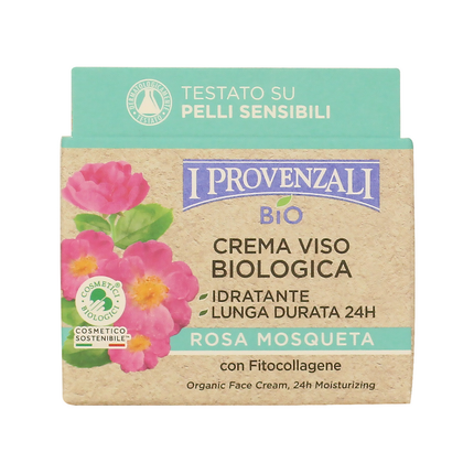 I PROVENZALI ROSA MOSQUETA BIO CREMA VISO 24H IDRATANTE PELLI SENSIBILI 50 ML