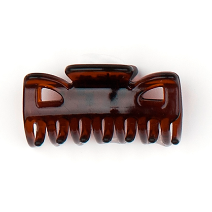 DEFILE' ACCESSORI PER CAPELLI PINZA PLASTICA COLORE TARTARUGA 3 PEZZI