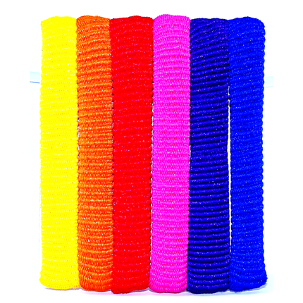 DEFILE' ACCESSORI PER CAPELLI ELASTICO CONFEZIONE 6 PEZZI COLORI BRILLANTI