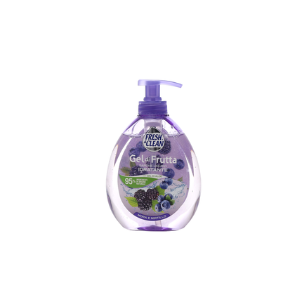 FRESH & CLEAN SAPONE LIQUIDO MANI GEL FRUTTA MORA E MIRTILLO 300 ML