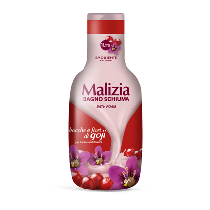 MALIZIA BAGNOSCHIUMA BACCHE E FIORI DI GOJI 1000 ML