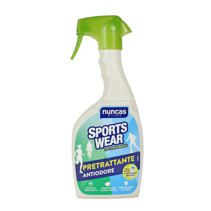 NUNCAS SPORTS WEAR PRETRATTANTE ANTIODORE 500 ML