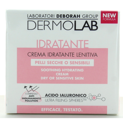 DERMOLAB VISO CREMA IDRATANTE LENITIVA 50 ML.