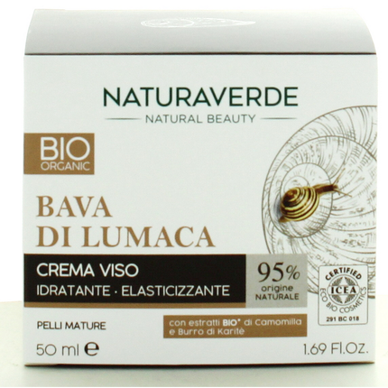 NATURAVERDE BIO CREMA VISO INTENSIVA BAVA DI LUMACA 50 ML