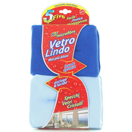 SUPER FIVE VETROLINDO KIT MICROFIBRE