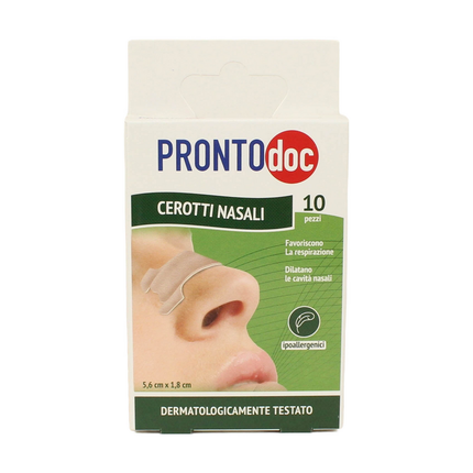 LA PIACENTINA PRONTO DOC 10 CEROTTI NASALI