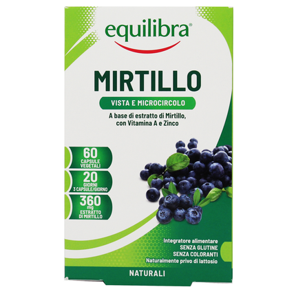 EQUILIBRA MIRTILLO VEGICAPS 60 PERLE INTEGRATORE ALIMENTARE
