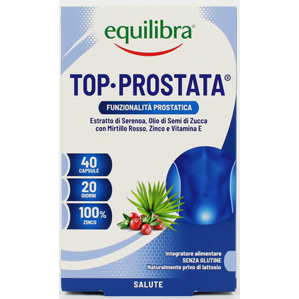 EQUILIBRA TOP PROSTATA 40 PERLE INTEGRATORE ALIMENTARE