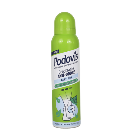 PODOVIS DEODORANTE ANTI ODORE CON MENTOLO 150 ML