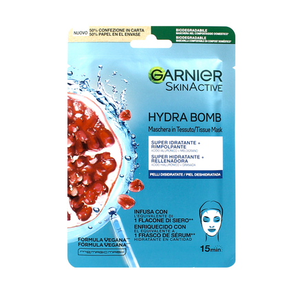 GARNIER HYDRA BOMB MASCHERA IN TESSUTO RIMPOLPANTE 28 grammi