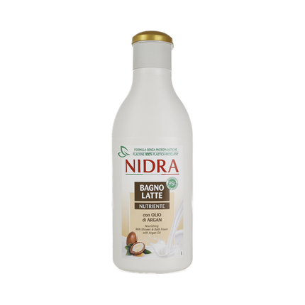 NIDRA BAGNOSCHIUMA LATTE NUTRIENTE ARGAN 750 ML