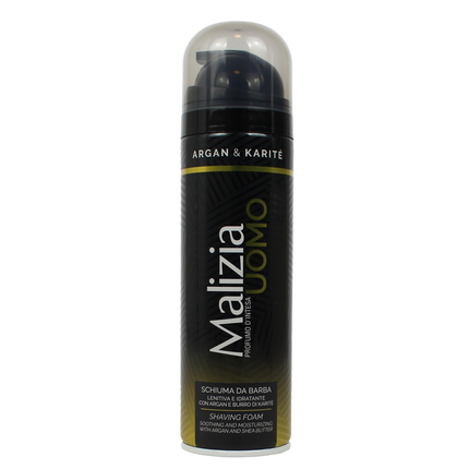 MALIZIA UOMO SCHIUMA DA BARBA ARGAN E KARITE' 300 ML