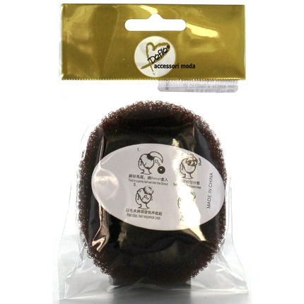 DEFILE' ACCESSORI CAPELLI POLSONE CHIGNON CASTANO