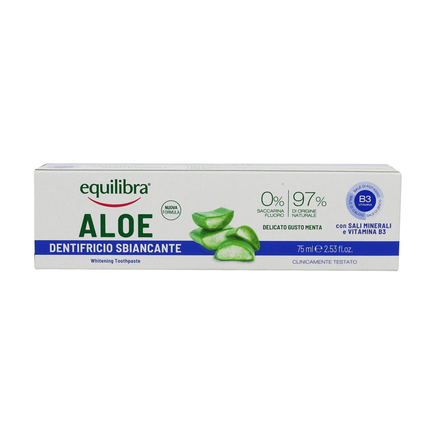 EQUILIBRA ALOE GEL DENTIFRICIO SBIANCANTE 75 ML