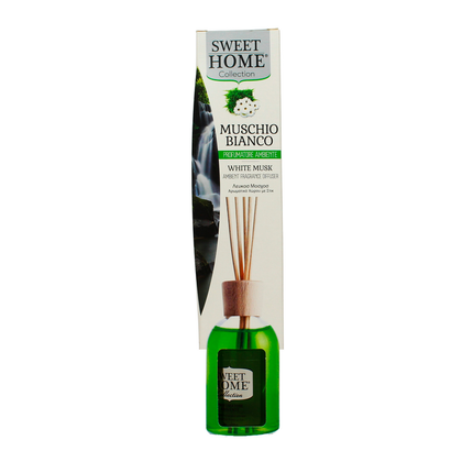 SWEET HOME PROFUMATORE AMBIENTE CON BASTONCINI MUSCHIO BIANCO 100 ML