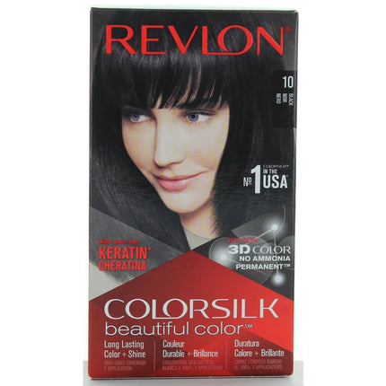 REVLON COLOR SILK 10 NERO PERMAMENTE SENZA AMMONIACA