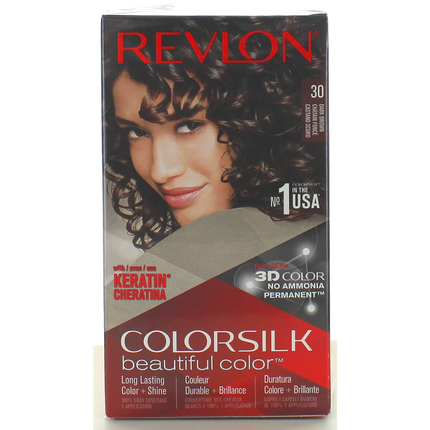 REVLON COLOR SILK 30 CASTANO SCURO PERMAMENTE SENZA AMMONIACA