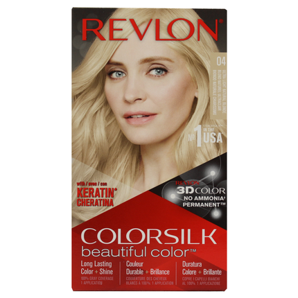 REVLON COLOR SILK 04 BIONDO NATURALE CHIARISSIMO PERMAMENTE SENZA AMMONIACA