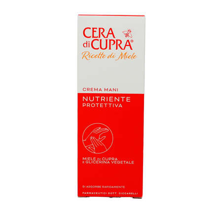 CERA DI CUPRA RICETTE DI MIELE CREMA MANI NUTRIENTE TUBO 75 ML