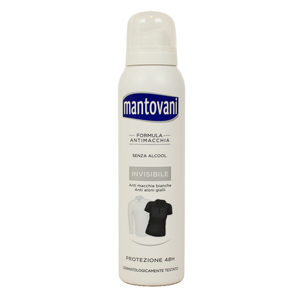MANTOVANI DEODORANTE SPRAY INVISIBILE ORIGINAL ANTI MACCHIA 48h 150 ML