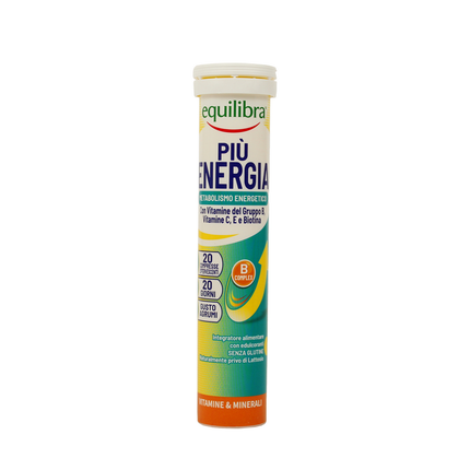 EQUILIBRA INTEGRATORE ALIMENTARE PIU' ENERGIA 20 COMPRESSE EFFERVESCENTI