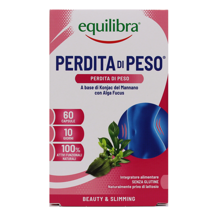EQUILIBRA INTEGRATORE ALIMENTARE PERDITA DI PESO 60 CAPSULE SENZA GLUTINE