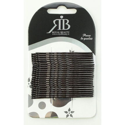 ROYAL BEAUTY MOLLETTE MARRONI PER CAPELLI 24 PEZZI